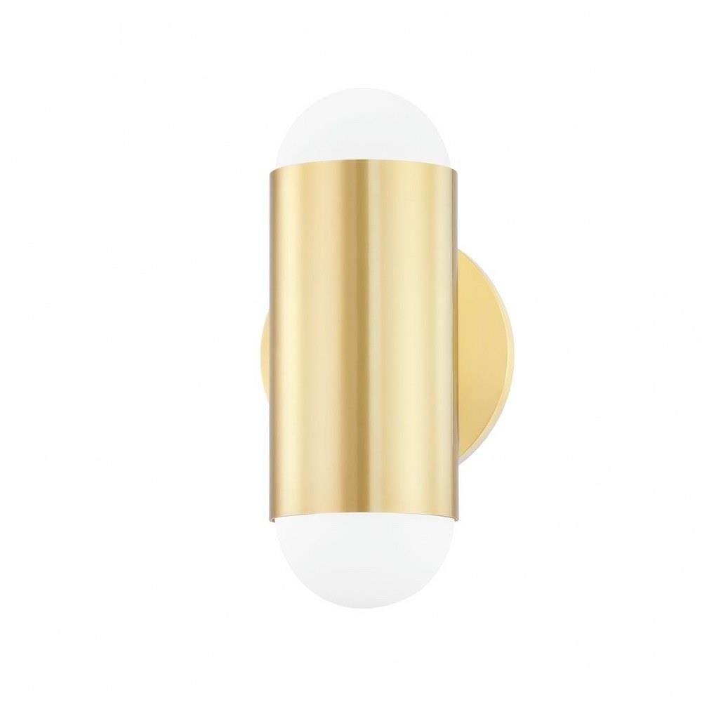 Bailey Street Home 735-BEL-4610907 Kingsmead Beeches 2 Light Wall Sconce in Contemporary-Futuristic style 9.5 Inches Tall and 4.75 Inches Wide
