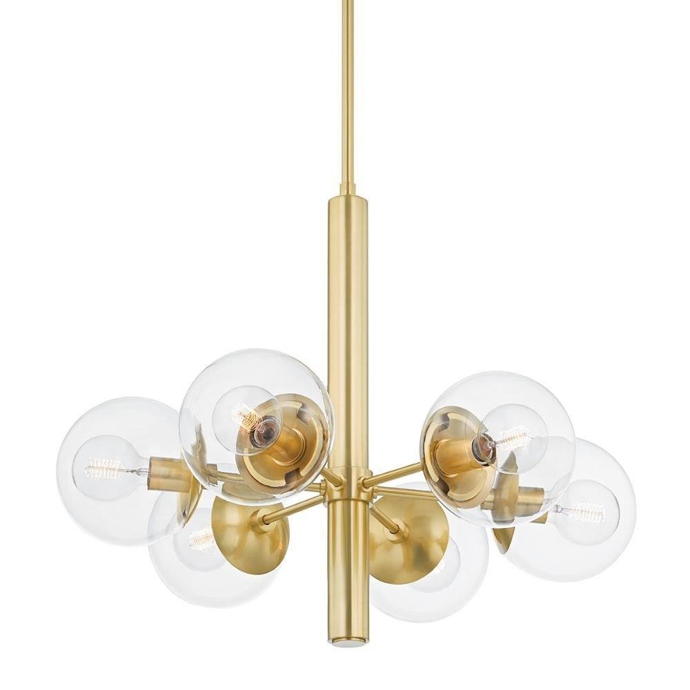 Bailey Street Home 735-BEL-4623913 Pymar's Lane - 6 Light Chandelier In Thoughtful Simplicity and Transitional Essentials Style-23.75 Inches Tall and 28 Inches Wide