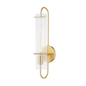 Reservoir Ground - 1 Light Wall Sconce-20.25 Inches Tall and 4.75 Inches Wide - 1281693