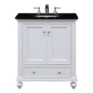 Feltons Place - 30 Inch 1 Drawer Rectangle Single Bathroom Vanity Sink Set