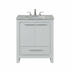Harding Gate - 30 Inch 1 Drawer Rectangle Single Bathroom Vanity Sink Set
