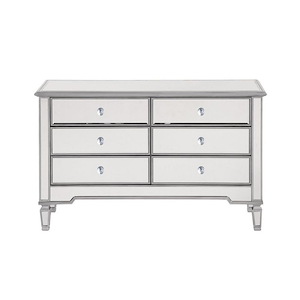 Back Aston View - 6 Drawer Dresser In Back Aston Viewrary Style-32 Inches Tall and 18 Inches Wide - 1302755