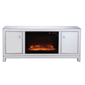 Warren Gait - TV Stand with Fireplace-26 Inches Tall and 18 Inches Wide