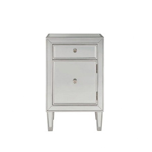 Loxley South - 1 Drawer End Table In Modern Style-29 Inches Tall and 13 Inches Wide