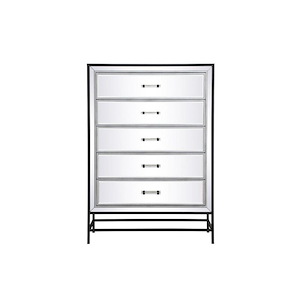 Folly Paddock - 5 Drawer Chest In Modern Style-48 Inches Tall and 16 Inches Wide