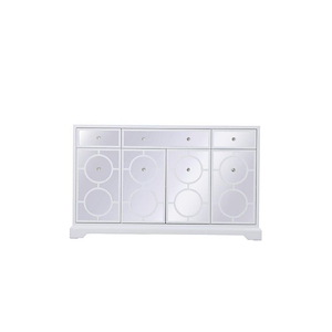 Warren Gait - Mirrored Credenza-36 Inches Tall and 14 Inches Wide - 1302921