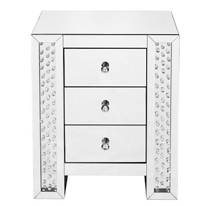 Warren Gait - 3 Drawer End Table In Warren Gait Style-26 Inches Tall and 16 Inches Wide - 1302929