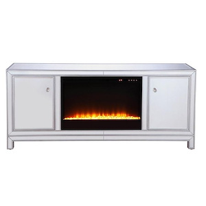 Warren Gait - TV Stand with Fireplace-26 Inches Tall and 18 Inches Wide