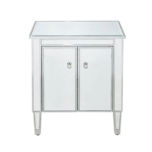 Loxley South - 2 Doors Cabinet In Modern Style-26 Inches Tall and 16 Inches Wide - 1302904