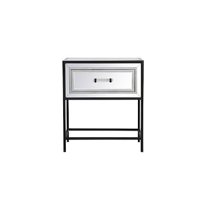 Folly Paddock - 1 Drawer End Table In Modern Style-24 Inches Tall and 14 Inches Wide