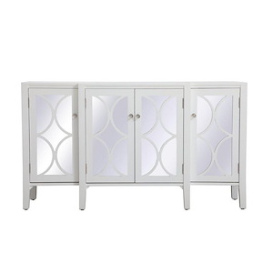 Warren Gait - Mirrored Credenza-34 Inches Tall and 16 Inches Wide - 1302925