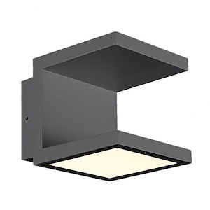Brockley Valley - 12W 120 LED Outdoor Wall Sconce - 4.75 Inches Wide by 4.75 Inches High