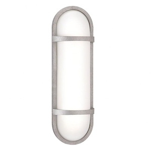 Outdoor Wall Sconce with White Glass - 19 x 6 inches - Outdoor &amp; Landscape