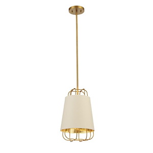 Sorrel Way - 1 Light Pendant in Transitional Style - 10 Inches Wide by 15.5 Inches High - 1250433