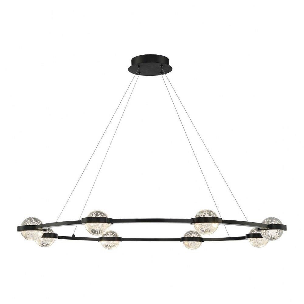 Bailey Street Home 79-BEL-4534098 Burley Row - 48W 8 LED Chandelier in Contemporary Modern Style - 47.5 Inches Wide by 4 Inches High