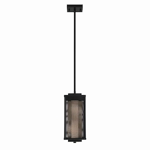 Danns Lane - 23W 1 LED Outdoor Pendant in Transitional Style 15.25 Inches Tall and 6.25 Inches Wide - 1250700