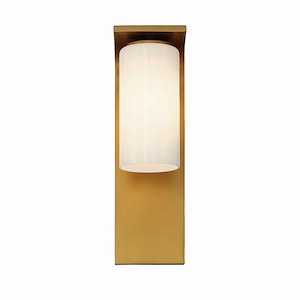 Overstreet - 1 Light Outdoor Wall Mount in Modern Style 20 Inches Tall and 6.25 Inches Wide