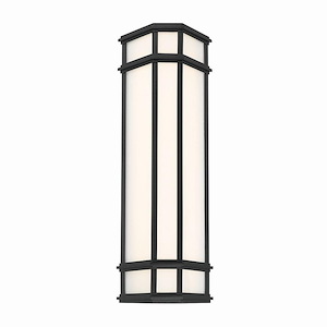 Marlborough Heath - 18W 1 LED Outdoor Wall Mount in Mission Style 21 Inches Tall and 7.5 Inches Wide - 1250693