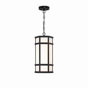 Marlborough Heath - 24W 1 LED Outdoor Pendant in Mission Style 18 Inches Tall and 8.5 Inches Wide - 1250662