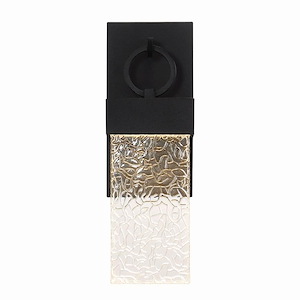 Hope Farm - 8W 1 LED Outdoor Wall Mount in Contemporary Style 15.5 Inches Tall and 5 Inches Wide - 1250712