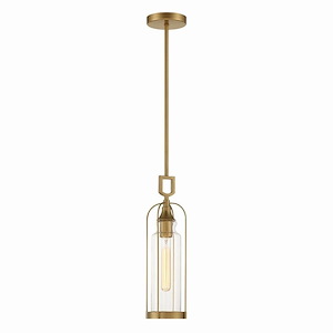 Forbes Head - 1 Light Outdoor Pendant in Vintage Style 16.75 Inches Tall and 5 Inches Wide - 1250615