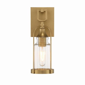 Forbes Head - 1 Light Outdoor Wall Mount in Vintage Style 13 Inches Tall and 4.75 Inches Wide - 1250760