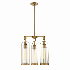 Forbes Head - 3 Light Outdoor Pendant in Vintage Style 17.75 Inches Tall and 17.5 Inches Wide - 1250666