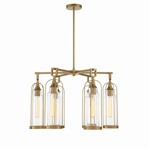 Forbes Head - 6 Light Outdoor Pendant in Vintage Style 17.75 Inches Tall and 26.5 Inches Wide - 1250705