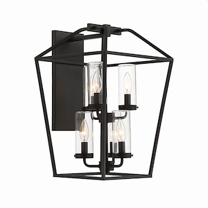 Lace - 6 Light Outdoor Wall Lantern In Modern and Contemporary Style-20 Inches Tall and 13 Inches Wide - 1250667