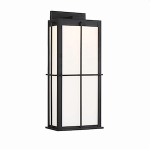 Alma Hill - 14W 1 LED Outdoor Wall Lantern In Comtemporary and Modern Style-23.75 Inches Tall and 10.75 Inches Wide