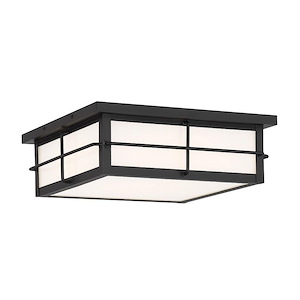Alma Hill - 20W 1 LED Outdoor Flush Mount In Comtemporary and Modern Style-4.5 Inches Tall and 13 Inches Wide