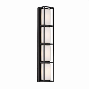 Montpelier Farm-96W 4 LED Indoor/Outdoor Wall Sconce In Modern and Contemporary Style-4.75 Inches Tall and 26.25 Inches Wide