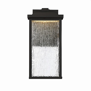 Royston Parc - 8W 1 LED Outdoor Wall Lantern In Comtemporary and Modern Style-12 Inches Tall and 6 Inches Wide - 1250747