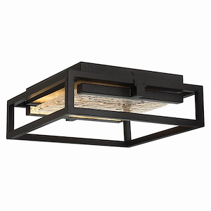 Ilya - 21W 1 Led Outdoor Flush Mount In Chic Style 5 Inches Tall And 13 Inches Wide - 1282922