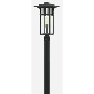 Cuckoo Gate - 1 Light Large Outdoor Post Top or Pier Mount Lantern in Craftsman Style - 11.25 Inches Wide by 21.5 Inches High