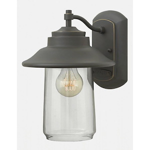 Hollybush Barton - One Light Small Outdoor Wall Sconce in Traditional-Transitional-Coastal Style - 8 Inches Wide by 11 Inches High - 1250951