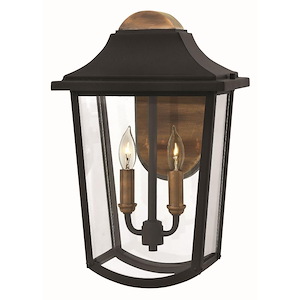 Westminster Path - Two Light Outdoor Wall Mount in Traditional Style - 10 Inches Wide by 15.75 Inches High - 1250881