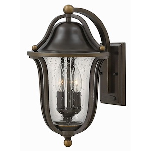 Firth Walk - Outdoor Wall Lantern Solid Brass Approved for Wet Locations in Transitional Style - 9 Inches Wide by 15.75 Inches High
