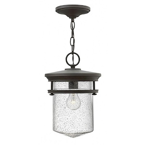 Charlton Courtyard - 1 Light Outdoor Hanging Lantern in Traditional-Coastal Style - 9.25 Inches Wide by 13.8 Inches High