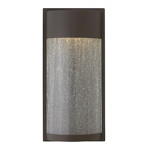 Manor Hall Mews - 11.5W LED Medium Outdoor Wall Lantern in Transitional-Modern Style - 8.5 Inches Wide by 18 Inches High - 1250896