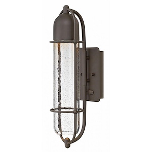 Lister Pastures - One Light Outdoor Small Wall Mount in Transitional-Coastal Style - 5.5 Inches Wide by 19.75 Inches High