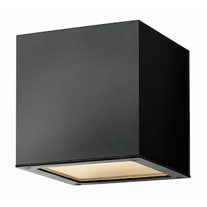 Robert Brook-15W LED Small Outdoor Up/Down Light Wall Lantern in Modern Style-6 Inches Wide by 6 Inches High