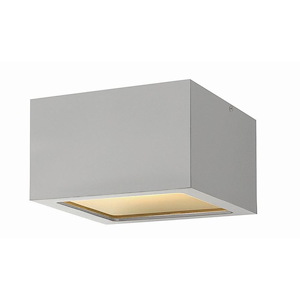 Robert Brook - 8W LED Small Outdoor Flush Mount in Modern Style - 6 Inches Wide by 6 Inches High - 1251256