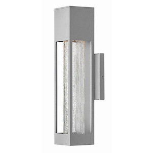 All Saints Heath - One Light Outdoor Small Wall Mount in Modern Style - 4.75 Inches Wide by 14 Inches High