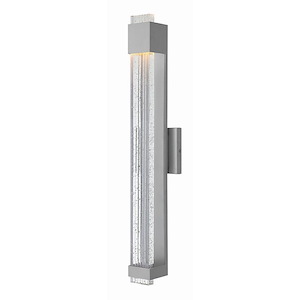 Davis Parade - 11.5W LED Large Outdoor Wall Lantern in Modern Style - 4.75 Inches Wide by 28 Inches High - 1250991