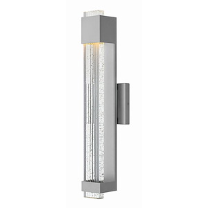 Davis Parade - 11.5W LED Medium Outdoor Wall Lantern in Modern Style - 4.75 Inches Wide by 22 Inches High