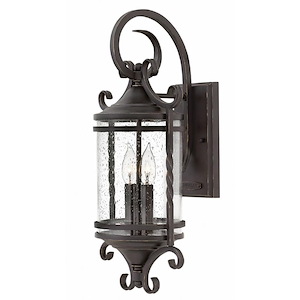 Ostend Place - Two Light Outdoor Medium Wall Mount in Rustic Style - 9.75 Inches Wide by 21.5 Inches High