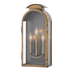 Fourth Circle - Three Light Outdoor Large Wall Mount - 1251142