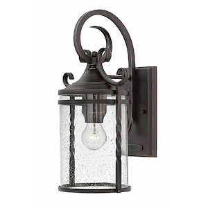Ostend Place - 1 Light Medium Outdoor Wall Lantern in Rustic Style - 9.75 Inches Wide by 17.5 Inches High - 1251290