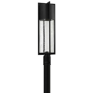Blind Cedars - 1 Light Large Outdoor Low Voltage Post Top or Pier Mount Lantern - Modern Style - 8.25 Inch Wide by 27.75 Inch High - 1251312